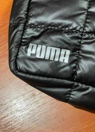 Puma metlic crossbody bag 079748-01 женская сумка на плечо мессенджер черная оригинал4 фото