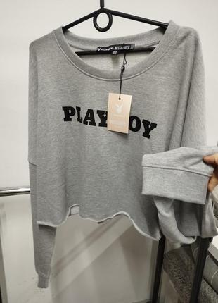 Укороченный свитшот playboy артритmissguided🔥