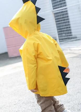 Желтый детский дождевик дождевой плащ