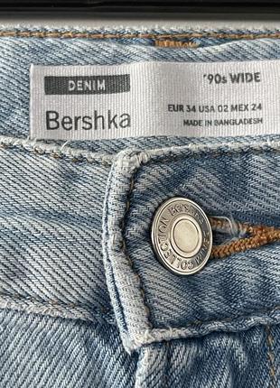 Джинси bershka wide leg3 фото