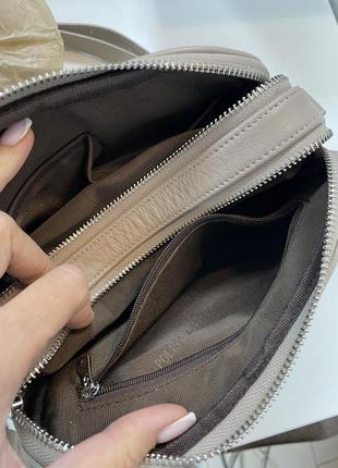 Супер стильная супер удобная качественная сумочка из натуральной кожи4 фото