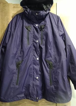 Функціональна жіноча куртка 3 в 1 німеччина непродуваемая и непромокаемая10 фото
