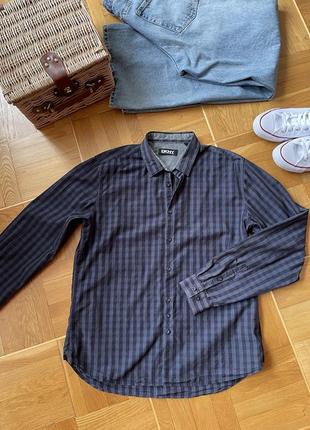Dkny оригінал стильна якісна сорочка в клітинку дорогий бренд