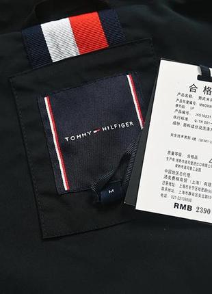 Мужская куртка tommy hilfiger черная синяя10 фото