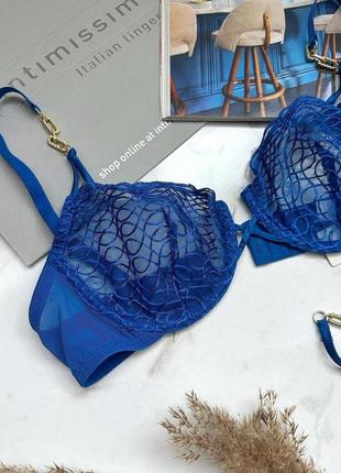 Изысканный комплект белья intimissimi из коллекции sweet escape осень-зима 2024💙2 фото