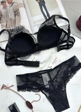 Изысканный комплект белья intimissimi из коллекции iconic beauty🖤5 фото