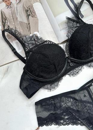 Изысканный комплект белья intimissimi из коллекции iconic beauty🖤3 фото