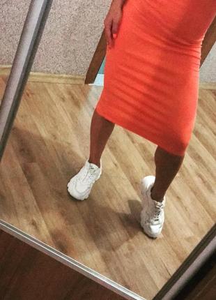 Платье резинка футляр свободное