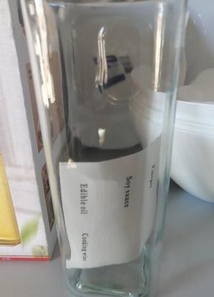 Пляшка для олії/соусу з дозатором 500мл.4 фото