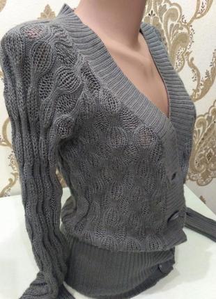 Only сірий тоненький кардиган, кофта