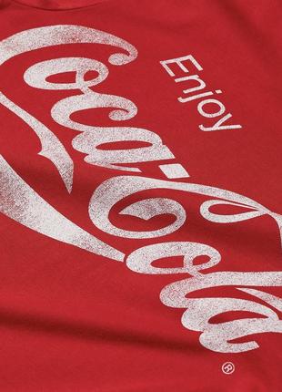 Футболка h&amp;m coca cola новая коллекция оверсайз футболка кока - кола3 фото