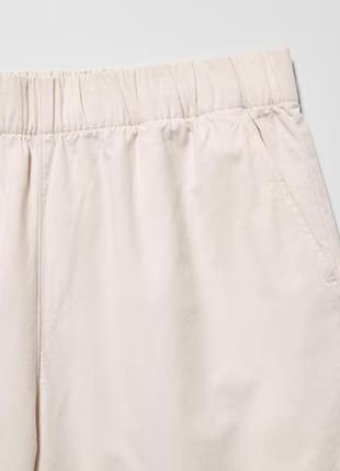 Штани до щиколотки, uniqlo cotton relaxed ankle pants4 фото