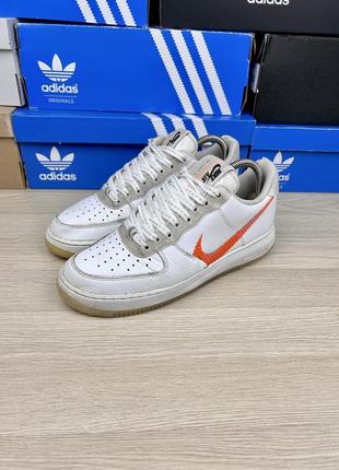 Кроссовки nike air force 1 07 кожаные белые мужские 412 фото