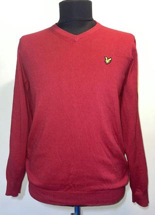 Мужской джемпер lyle & scott (size l) в хорошем состоянии