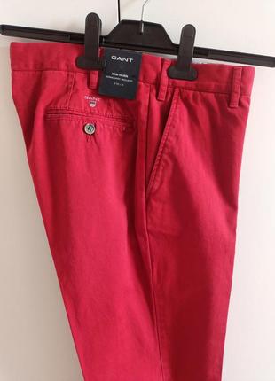 Брендові прямі штани gant 100% котон w33 l34