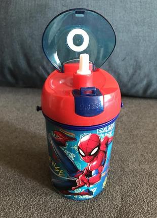 Бутилка для воды поилка spiderman marvel