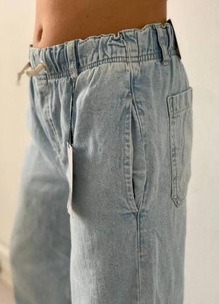 Дитячі джинси на дівчинку zara/ широкі джинси для дівчинки зара/ дитячі джинси на дівчинку зара7 фото