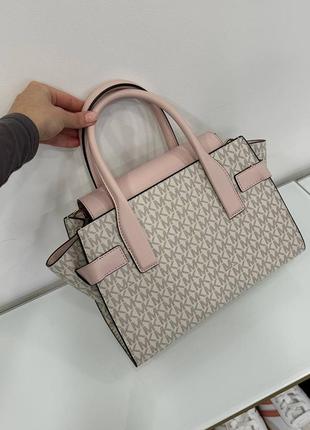 Сумка брендовая michae kors carmen medium logo satchel оригинал на подарок2 фото