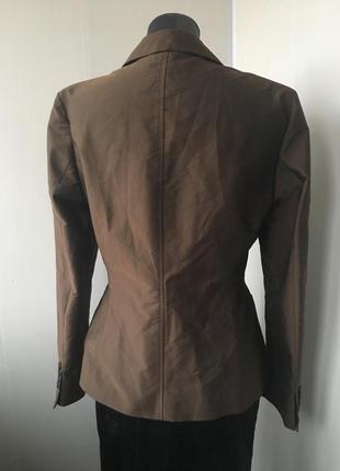 Стильный брендовый пиджак блейзер, цвет шоколад hugo boss2 фото