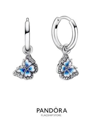 Серьги серебро silver_pandora серьги original