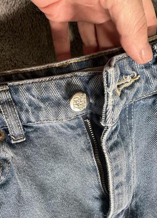 Модная джинсовая юбка длинная с разрезом.3 фото