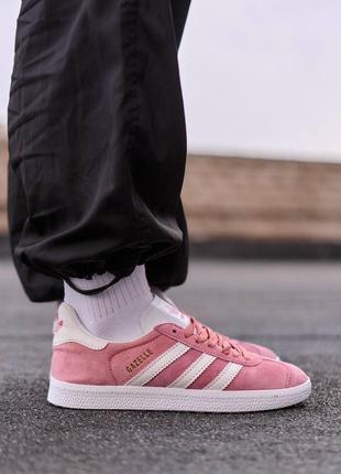 Adidas gazelle pink8 фото