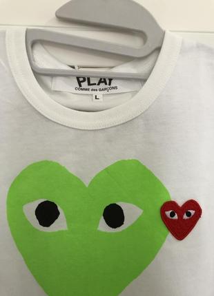 Футболка play comme des garcons2 фото