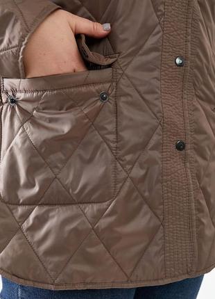 Женская весенняя стеганая куртка на кнопках,ветровка,ветровка,женская весенняя куртка стеганая, легкая, лебедкая3 фото
