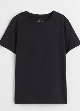 Чорна футболка h&m 146-152 158-164 170