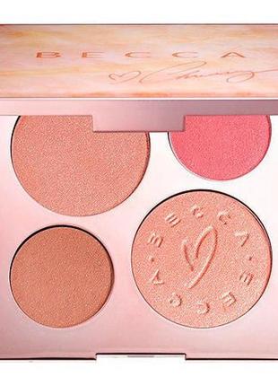 Becca x chrissy teigen glow face palette