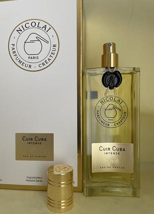 Cuir cuba intense nicolai parfumeur createur