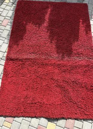 Килим травка бордовий/невеликий килим/