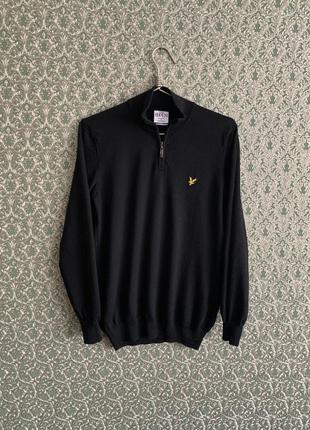 Мужской джемпер кофта шерсьть lyle scott s-m