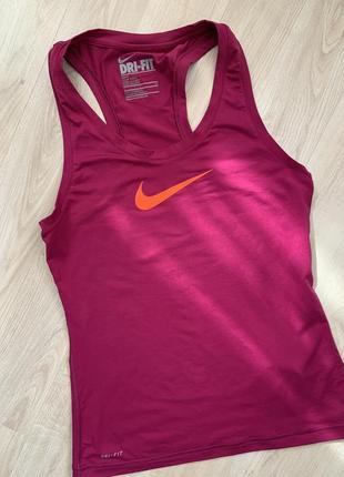 Женская спортивная майка от nike dry fit2 фото