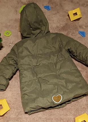 Детская зимняя куртка 74 размер, мягкая и теплая7 фото
