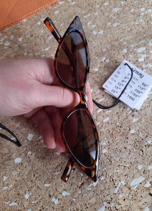 Крутые солнцезащитные очки лисички sensay для девочек1 фото
