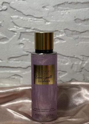 Парфюмированный спрей для тела и волос victoria’s secret love spell оригинал