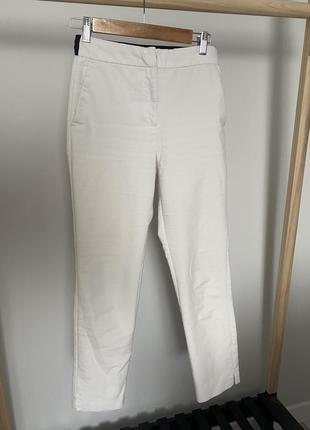 Zara брюки белые2 фото