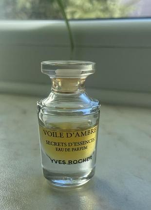 Voile d'ambre yves rocher винтажная миниатюра 5 ml