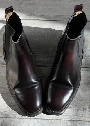 Челси, кожаные ботинки, женские сапоги, винного цвета, gant, 37р5 фото