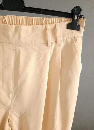 Летние легкие брюки в желто лимонном_#6104 фото