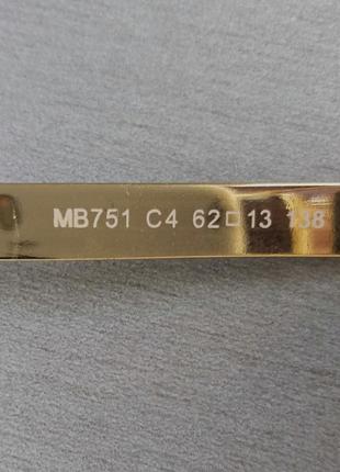 Mercedes benz очки капли мужские солнцезащитные черные в золоте поляризированые