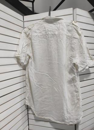 Рубашка 48 50 l xl женская белая рубашка3 фото