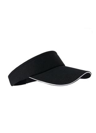 Нова кепка, піддашок від сонця, для спорту в чорному кольорі