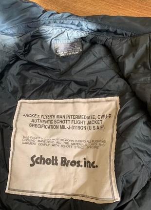 Schott usa flyer’s bomber jacket бомбер5 фото