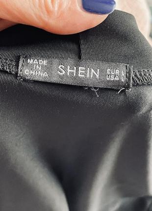 Чорна блуза shein6 фото