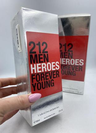 Carolina herrera 212 men heroes forever young