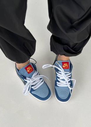 Nike кроссовки женские сникерсы nike sb dunk low стильные модные унисекс9 фото