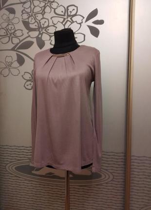 Брендовая натуральная вискозная блузка большого размера4 фото