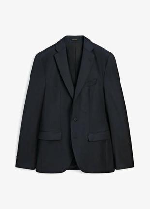 Жакет шерстяной женский massimo dutti пиджак шерстяной жакет1 фото